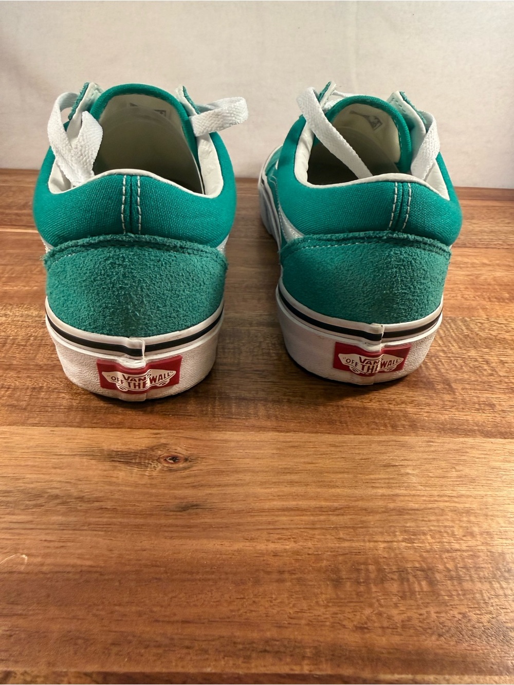 Vans Off The Wall Old Skool Pepper Green Low Top Sneakers Size 7.5 - Picture 5 of 8